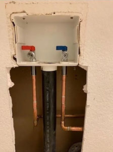 hot and cold plumbing